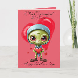 Knuffelkaart voor Close Encounter op Valentijnsdag Kaart