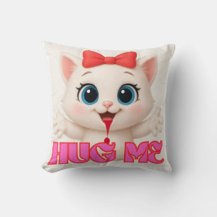 Knuffelkat Kussen – Kawaii Kitty Huisdecoratie Des