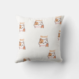 Knuffelkat Kussensloop | Kawaii Kat Kussen