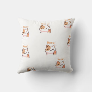 Knuffelkat Kussensloop | Kawaii Kat Kussen