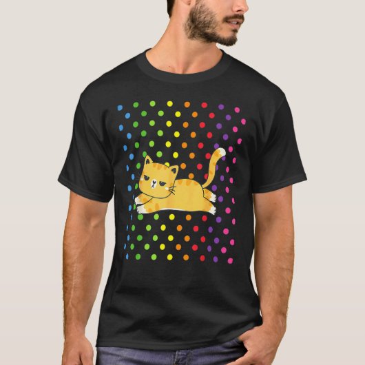 Knuffelkat Lounge T-shirt (Voorkant)