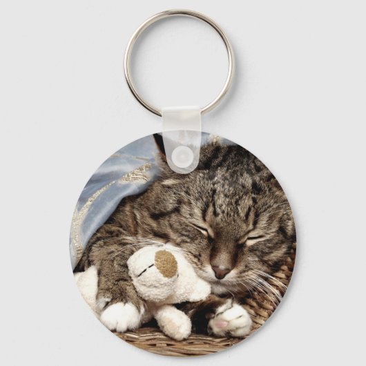 knuffelkat sleutelhanger (Voorkant)