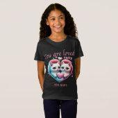 Knuffelkatten T-shirt (Voorkant volledig)