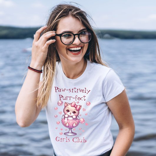 Knuffelkitten in belkom t-shirt