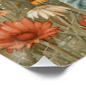 Knuffelkonijn: Een beetje een speels konijn Perfect Poster (Hoek)