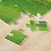 Knuffelkonijn in Mountain View Puzzel (Zijkant)