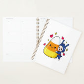 Knuffelkonijn met snoepmais planner (Display)