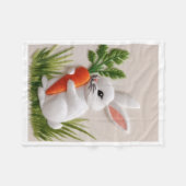 Knuffelkonijn Met Wortel Deken (Voorkant (Horizontaal))