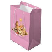 Knuffelkonijn Rustend Onder de Brandende Zon Illus Medium Cadeauzakje (Voorkant Gekanteld)