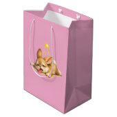 Knuffelkonijn Rustend Onder de Brandende Zon Illus Medium Cadeauzakje (Achterkant Gekanteld)
