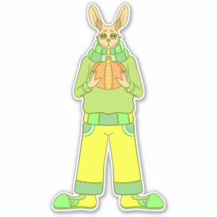 Knuffelkonijn Sticker