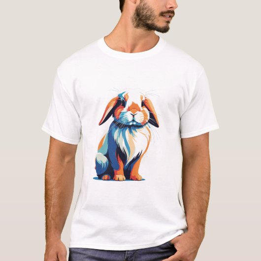 knuffelkonijn t-shirt (Voorkant)