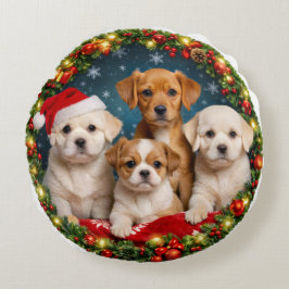 Knuffelkushontje Kerst Worp Kussen