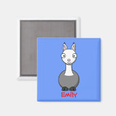 Knuffellama Magneet (Voorkant / Achterkant)