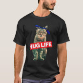 Knuffelleven Kitty Kat Thug Gangsta Kitty Kat T-shirt (Voorkant)