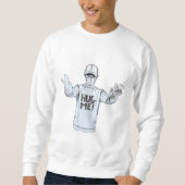 Knuffelliefhebber schattig sweatshirt (Voorkant)