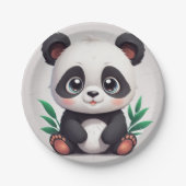 Knuffelpanda Papieren Bordje (Voorkant)