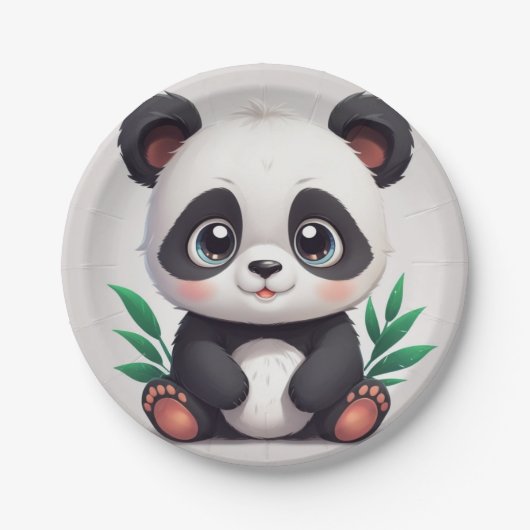 Knuffelpanda Papieren Bordje (Voorkant)