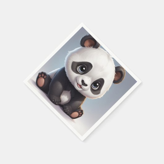 Knuffelpanda servetten (Hoek)