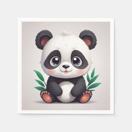 Knuffelpanda servetten (Voorkant)