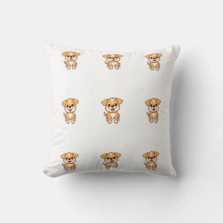Knuffelpatroon met hondenjongen opwerpillow kussen