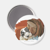 KNUFFELPUPPY MAGNEET (Voorkant / Achterkant)