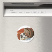 KNUFFELPUPPY MAGNEET (Insitu (Vaatwasser))