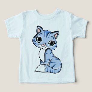 Knuffels blauw kat peuter T-shirt
