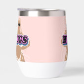 Knuffels, cartoon mooi plus dame in bikiny (Rechts)