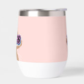 Knuffels, cartoon mooi plus dame in bikiny (Links)