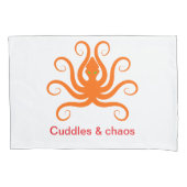 Knuffels & Chaos - Octopus Pillow Hoesje Kussensloop (Voorkant)