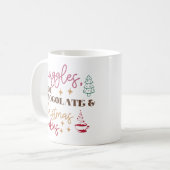 Knuffels Chocolademelk - Kerstmis Koffiemok (Voorkant links)