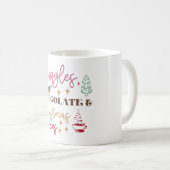 Knuffels Chocolademelk - Kerstmis Koffiemok (Voorkant rechts)