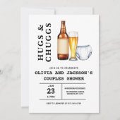 Knuffels & Chuggs Beers Luiers Koppels Baby shower Kaart (Voorkant)