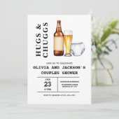 Knuffels & Chuggs Beers Luiers Koppels Baby shower Kaart (Staand voorkant)
