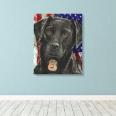 Knuffels definitief! canvas afdruk (Insitu (Houten vloer))