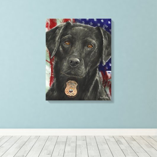 Knuffels definitief! canvas afdruk (Insitu (Houten vloer))