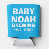 Knuffels en Chugs koelboxxen, baby shower Koelbox Blikjeskoeler (Achterkant)