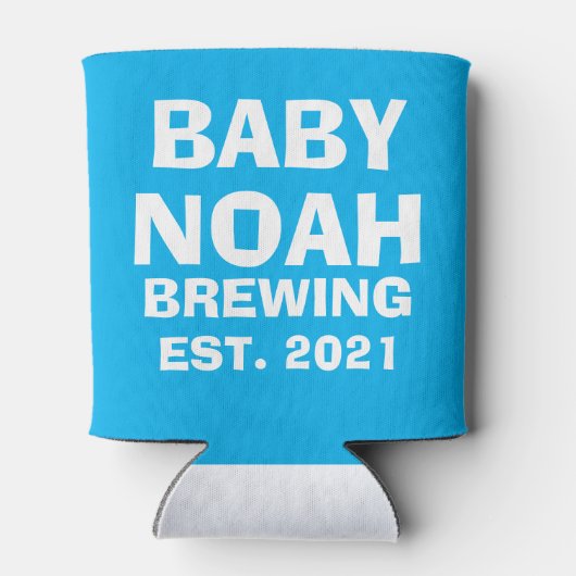 Knuffels en Chugs koelboxxen, baby shower Koelbox Blikjeskoeler (Achterkant)