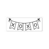 Knuffels en Kusjes Banner Rubberstempel (Afrduk)