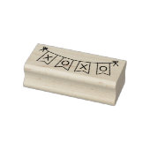 Knuffels en Kusjes Banner Rubberstempel (Stempel)