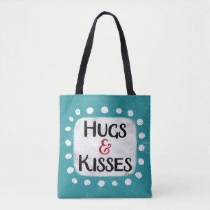 Knuffels en kusjes Canvas tas