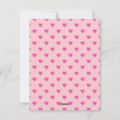 Knuffels en kusjes Cute konijn valentijnskaart Feestdagenkaart (Achterkant)