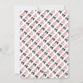 Knuffels en kusjes Familieportret Valentijnsdag Feestdagenkaart (Achterkant)