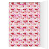 Knuffels en Kusjes Galentines XOXO Bff Gevouwen Ka (Binnen (Links))