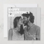 Knuffels en kusjes Gelukkige Valentijnsdag voor ec Feestdagenkaart (Voorkant)