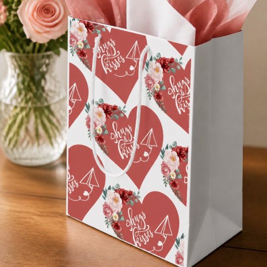 Knuffels en Kusjes Hart Medium Cadeauzakje