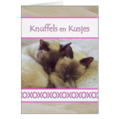 Knuffels en Kusjes, Hug en Kiss in het Nederlands (Voorkant)