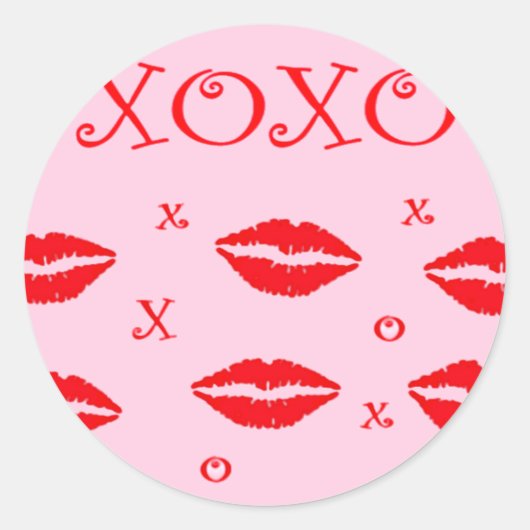Knuffels en kusjes Sticker (Voorkant)