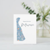 Knuffels en Kusjes uit Delaware Feestdagenkaart (Staand voorkant)